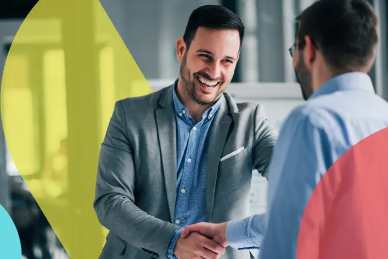 Business professionals consulting